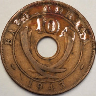 East Africa - 10 Cents 1943, KM# 26.2 (#3807) - Britische Kolonie