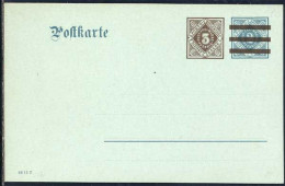 ALLEMAGNE - WURTEMBERG / 1908 ENTIER POSTAL DE SERVICE SURCHARGE (ref 8352d) - Entiers Postaux