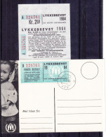 Norvège - Document De 1964 - Avec Petit Feuillet Complet - Rare - Réfugiés - Courrier Intérieur 06/06/64 Au 10/08/64 - - Briefe U. Dokumente