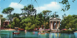 CARTOLINA Mignon Segnalibro 1965 ITALIA ROMA VILLA BORGHESE Italy Postcard ITALIEN Ansichtskarten - Parks & Gardens