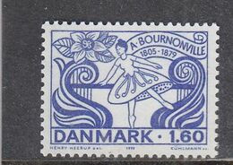 Denmark 1979 - Anton Bournonville, Dancer And Choreographer, Mi-Nr. 696, MNH** - Autres & Non Classés