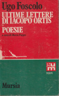 ULTIME LETTERE DI IACOPO ORTIS - POESIE - Poesie