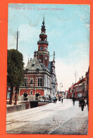 37329 / ⭐ BOLSWARD Friesland Hôtel De Ville Stadhuis Cppub 1910s Cacao BLOOKER Usines AMSTERDAM Nederland Pays-Bas - Bolsward
