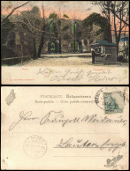 Ansichtskarte Tharandt Burgruine - Kiosk 1902 - Tharandt