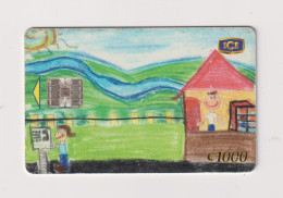 COSTA RICA -   Child Art Chip Phonecard - Costa Rica