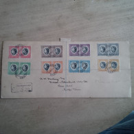 LETTRE AFRIQUE DU SUD SWAKOPMUND 8 PAIRES DE TIMBRE 1937 - Autres - Afrique