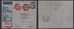 BELGIAN CONGO. 1935 (22 Nov) Congo - Belgium. First Sabana Flight. Multifkd Env. - Autres & Non Classés