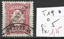 PORTUGAL TAXE 19 Oblitéré Côte 5 € - Used Stamps