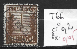 PORTUGAL TAXE 66 Oblitéré Côte 0.20 € - Used Stamps