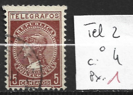 PORTUGAL TELEGRAPHE 2 Oblitéré Côte 4 € - Used Stamps