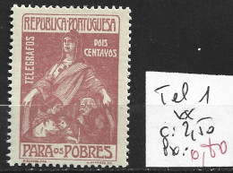 PORTUGAL TELEGRAPHE 1 ** Côte 2.50 € - Unused Stamps