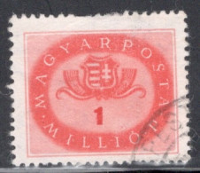 Hungary 1946  Single Stamp Coat Of Arms In Fine Used - Oblitérés