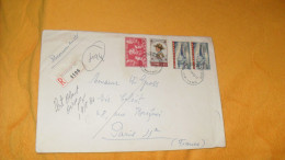 GRANDE ENVELOPPE DE 1963../ RECOMMANDE N°4196 IRAKLION KR. GRECE POUR PARIS ...CACHETS + TIMBRES X4 - Storia Postale