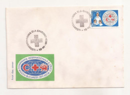 P3 Plic FDC ROMANIA - Prima Zi A Emisiunii - Conferinta Int. A Crucii Rosii - First Day Cover, Uncirculated 1977 - FDC