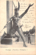 26389 " SUPERGA-RICORDO A UMBERTO I " ANIMATA-VERA FOTO-CART.SPED.1903 - Other Monuments & Buildings