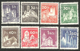 290 Czechoslovakia 1960-63 Chateaux Castles (CZE-269b) - Used Stamps