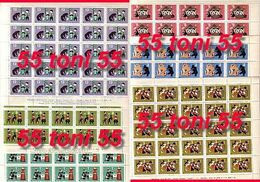 1964 Bulgarian Popular-folk Tales 6v.-MNH 6 Sheet (5x5 = 25 Set) Bulgaria / Bulgarie - Ungebraucht