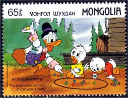 620 Mongolie Disney Donald Billes Marbles MNH ** Neuf SC (MNG-63b) - Zonder Classificatie