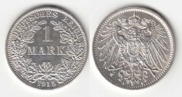 1 Mark Jaeger 17 Silber Münze Großer Adler 1915 A Kaiserreich    (31397 - 1 Mark