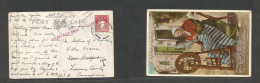 EIRE. 1939 (18 Sept) Cork - USA, Pa, New Bedford (30 Sept) Fkd Ppc + Taxed "T" Mark + Aux Marks. Fine Item. - Usati