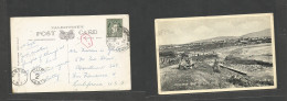 EIRE. 1951 (5 Sept) Burdoran - USA, CA, San Francisco. Fkd View Town Ppc + Taxed, Red Hexag "7-5" + NY Due 2c. Scarce Re - Used Stamps