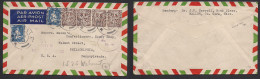 EIRE. 1946 (Nov) MAGHLALLA - USA, PA, Philatedelfia. Air Multifkd Env + "imp. Address / City 21" Airmail Cachet. - Used Stamps