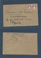 EIRE. 1945 (22 Sept) POW Mail WWII. Monkstown, Cork County - Itally, POW Camp, Naples (4-14 Oct) Fkd Env 3d Rate. Very U - Oblitérés