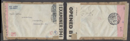 EIRE. 1944 (5 May). Baile - Sweden, Stock. Via Lisbon (21 May). Cuatruple Censor Fkd Air Env. Espectacular. - Gebruikt