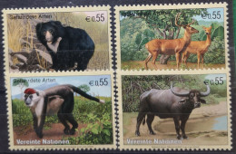 UN Wien 2004 Gefärdete Arten Wildlebende Säugetiere Mi 406/09** - Unused Stamps