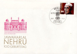 ALLEMAGNE RDA DDR FDC 1964 JAWAHARLAL NEHRU - 1981-1990