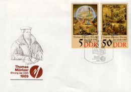ALLEMAGNE RDA DDR FDC 1989 THOMAS MÜNSTER - 1981-1990