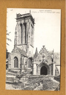 CPA - 29 - Saint-Herbot - L'Eglise, La Tour Et Le Portail - Non Circulée - Saint-Herbot