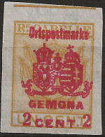OARA18SG - 1918 Occ. Austriaca / Friuli-Veneto, Sass. Nr. 18, Recapito Autorizzato Non Gommato (*/) - Udine