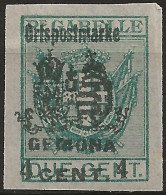 OARA20SG - 1918 Occ. Austriaca / Friuli-Veneto, Sass. Nr. 20, Recapito Autorizzato Non Gommato (*/) - Udine