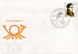 ALLEMAGNE RDA DDR FDC 1988 VON EICHENDORFF - 1981-1990