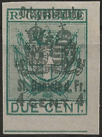 OARA48SG - 1918 Occ. Austriaca / Friuli-Veneto, Sass. Nr. 48, Recapito Autorizzato Non Gommato (*/) - Udine