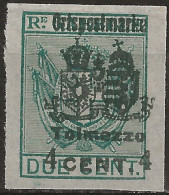 OARA68SG - 1918 Occ. Austriaca / Friuli-Veneto, Sass. Nr. 68, Recapito Autorizzato Non Gommato (*/) - Udine