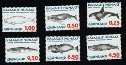 1996 Whales  Michel GL 287 - 292 Stamp Number GL 303 - 308 Yvert Et Tellier GL 266 - 272 Xx MNH - Neufs