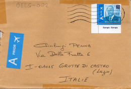 Philatelic Envelope With Stamps Sent From BELGIUM To ITALY - Briefe U. Dokumente