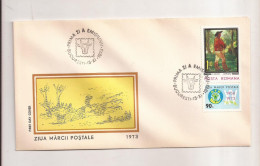 P5 Plic FDC ROMANIA - Prima Zi A Emisiunii - Ziua Marcii Postale - First Day Cover ,uncirculated 1973 - FDC