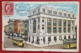 Carte Postale Diffusée 1919 - United States - Second National Bank, Richmond, IND - Fort Wayne