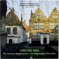 Belgique, Coffret 1c. à 2€ + Jeton, Béguinages Flamands, 2006, Bruxelles - Bélgica