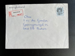 NETHERLANDS 1987 REGISTERED LETTER NAALDWIJK TO ARNHEM 06-10-1987 NEDERLAND AANGETEKEND - Brieven En Documenten