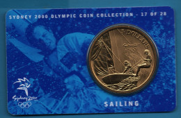 AUSTRALIA 5 DOLLARS 2000 OLYMPIC COIN COLLECTION  SYDNEY 2000  Sailing  KM# 358 - 5 Dollars