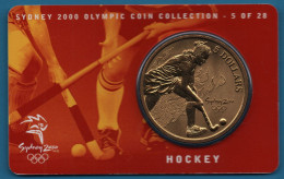 AUSTRALIA 5 DOLLARS 2000 OLYMPIC COIN COLLECTION  SYDNEY 2000  Hockey KM# 360 - 5 Dollars