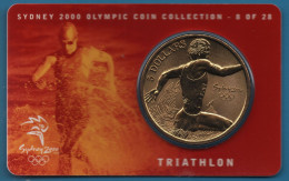 AUSTRALIA 5 DOLLARS 2000 OLYMPIC COIN COLLECTION  SYDNEY 2000  Triathlon KM# 370 - 5 Dollars
