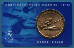 AUSTRALIA 5 DOLLARS 2000 OLYMPIC COIN COLLECTION  SYDNEY 2000 Canoe/Kayak KM# 377 - 5 Dollars