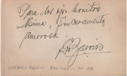 Autografo Del Baritono   6216 - Singers & Musicians