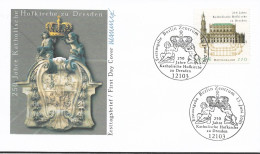 2001 Deuschland Germany  Mi. 2196 FDC  250 Jahre Katholische Hofkirche, Dresden. - 2001-2010