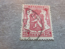 Belgique - Armoirie - Lion - 25c. - Rose - Oblitéré - Année 1935 - - Used Stamps